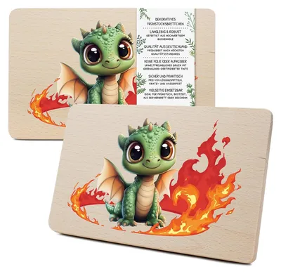 Productafbeelding van Houten Ontbijtplank voor Kinderen met Dierenmotief, Gepersonaliseerd