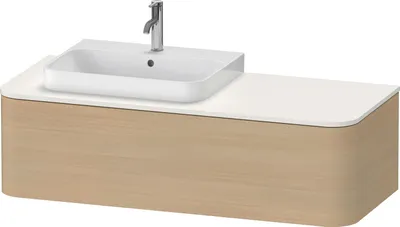 Produktbild von DURAVIT HP4942L71710010 WTU HappyD2+ wandh.,354x1300x550mm