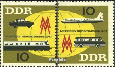 Produktbild von Briefmarken DDR 1963 Mi 976-977 (kompl.Ausg.) postfrisch Leipziger Herbstmesse