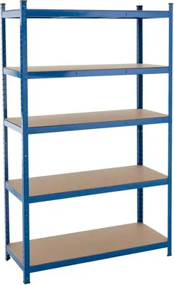 Produktbild von Steckregal Kellerregal Werkstattregal 200x120x50 Schwerlastregal blau 875kg