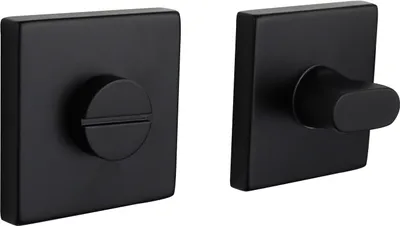 Immagine prodotto di Rubinetteria per WC Lavuzo con rosone quadrato nero - per set