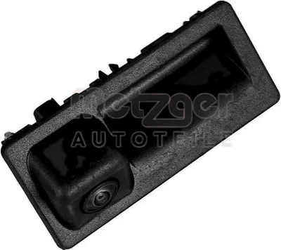 Immagine prodotto di Maniglia per portellone posteriore con microinterruttore in plastica nera METZGER per VW MULTIVAN