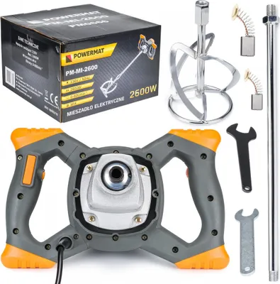 Produktbild von Rührwerk Mischer Rührgerät Betonmischer Mörtelrührer Rührquirl 120mm 2600 Watt
