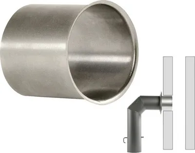 Produktbild von Ofenrohr-Wandfutter Bertrams Ø 150 mm zylindrisch blank gussgrau