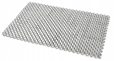 Produktbild von Robuste Metall Fußmatte aus Drahtgeflecht 40x63 cm