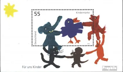 Produktbild von Briefmarken BRD (BR.Deutschland) 2003 Mi Block64 (kompl.Ausg.) gestempelt Für Kinder