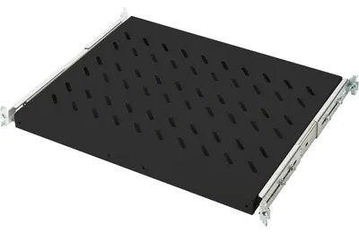 Produktbild von Fachboden ausziehbar 600mm 1HE (schwarz)
