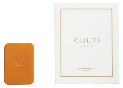 Produktbild von CULTI MILANO Autoduft Diffuser Leder - Schwarz, Duftrichtung Mareminerale