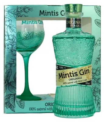 Produktbild von Mintis Originale Gin Geschenkset 41.8% Vol. 0.7L