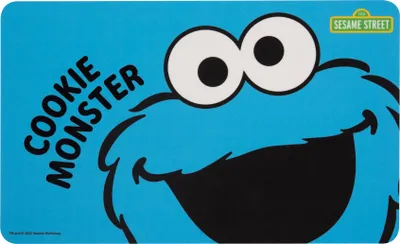 Produktbild von Sesamtstraße Brettchen - Krümelmonster Frühstücksbrettchen Cookie Monster Schneidebrettchen aus Resopal