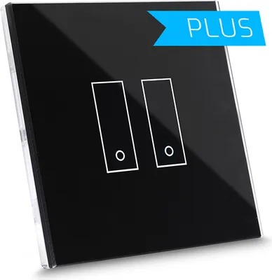 Image de iotty - Interrupteur intelligent 2x (noir)