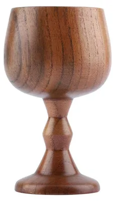 Holzbecher elegant, 150 ml, Mehrzweckbecher für Kaffee & Wein