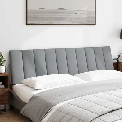 Immagine prodotto di vidaXL Cuscino per testiera "Hanko" grigio chiaro 180 cm in tessuto