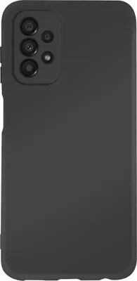Productafbeelding van Jaym, Premium siliconen hoesje met microvezelvoering voor de Samsung Galaxy A13 4G, zwart