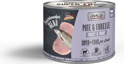 Produktbild von MAC's CAT - Feinschmecker Dose 6x200g | Pute & Forelle