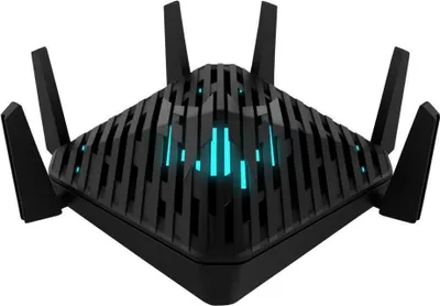 Zdjęcie produktu dla Bezprzewodowy router ACER Acer Predator Connect W6 Wi Fi 6E Gigabit Ethernet Trójzakresowy (2,4 GHz / 5 GHz / 6 GHz) Czarny