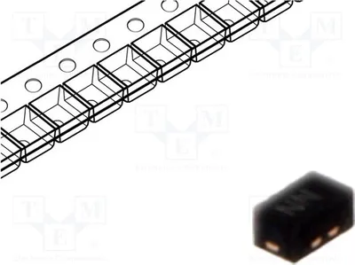 Obrázek produktu pro 3x Dioda: TVS SLP1006P2, 100 W, 6 V, 4 A, obousměrná, RailCl® RCL0521PATCT, tranzistor obousměrný