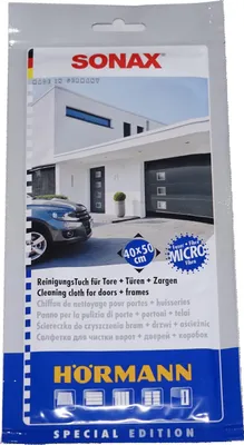 Produktbild von Hörmann Reinigungstuch für Garagentore Türe Zargen, Mikrofasertuch 40x50 cm