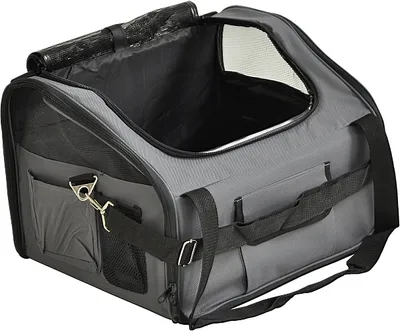 Image de nanook sac de transport pour animaux / voiture sac de transport anthracite 43 x 37 cm