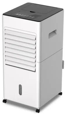 Obrázek produktu pro Chladicí a zvlhčovací zařízení pro vzduch s funkcí topení NostroLux NL51761AH, 65-2000W, 6 l, 3 režimy, časovač, vodní filtr, oscilace, dálkové ovládání, kolečka, bílá