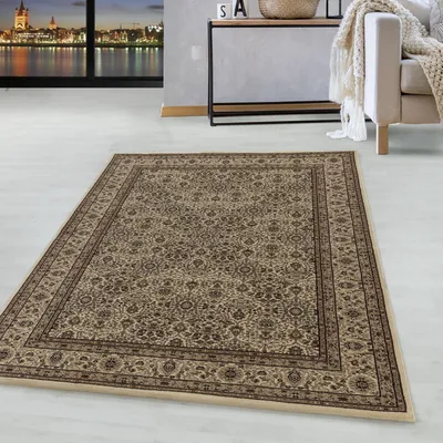 Produktbild von Homebyhome Orientteppich, Klassischer Teppich für Wohnzimmer mit Ornament-Muster, Pflegeleicht & Elegant, Grösse: 80x150 cm