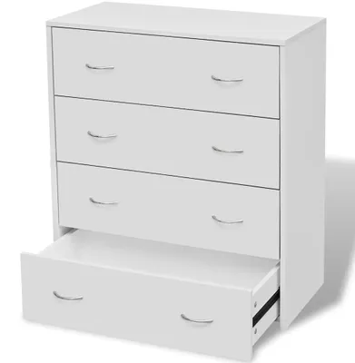 Productafbeelding van Moderne Commode met 4 Laden voor Opbergruimte 60 x 30,5 cm