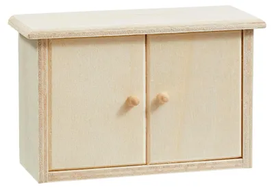 Produktbild von Miniaturkommode 8,5 x 3,5 x 5,6 cm für Miniaturlandschaften und Bastelarbeiten