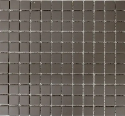 Produktbild von Mosaik Fliese Keramik grau unglasiert Duschtasse Bodenfliese MOS18B-0211-R10
