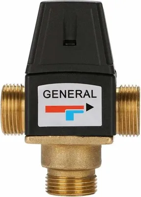Produktbild von Monoblock-Thermostat-Mischventil – 3-Wege-Thermostat-Mischventil aus Messing, Außengewinde DN20, für Solarwarmwasserbereiter