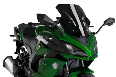 Productafbeelding van Puig Racing windscherm voor motorfiets, zwart
