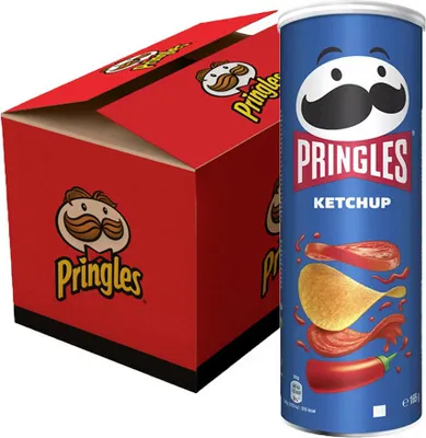 Image de Pringles Ketchup - 19 x 165 grammes