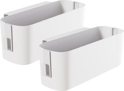 Bett Organizer zum Einhängen mit Haken, Hängebett Organizer Aufbewahrungskorb, Baby-Bettregale Nachttisch-Hängeregal Bettablage Betttasche zum Aufhängen für Buch Magazin Spielzeug Handy Kopfhörer