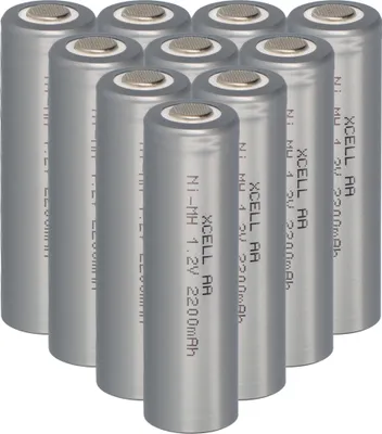 Immagine prodotto di 10x batteria ricaricabile XCell Mignon AA 1,2V / 2200mAh X2200AAI