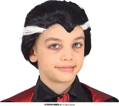 Obrázek produktu pro Děsivá paruka dracula upír Halloween 2026, jedna velikost