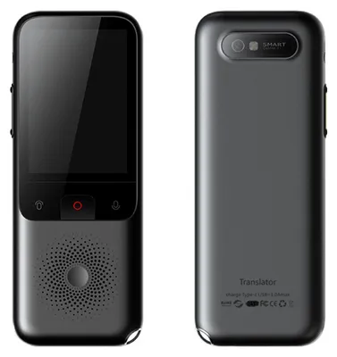 Image de Traducteur vocal portable T11, interprète linguistique avec 134 langues, traduction hors ligne pour 10 langues, appareil photo intégré pour les voyages, les études professionnelles et les déplacements