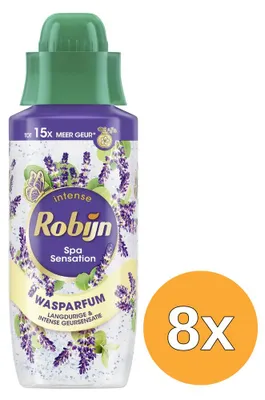 Produktbild von 8 Flaschen Robijn Waschparfüm "Spa Sensation" (je 342 ml)