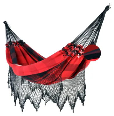 Produktbild von Hängematte Kayapo mit Borte 100% Baumwolle  Denana