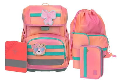 Produktbild von Lässig Schulranzen-Set Light, Unique Sunset pink