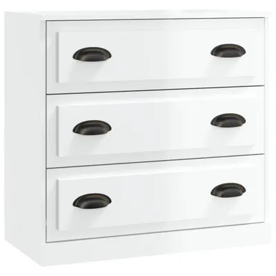 Produktbild von Sideboard Hochglanz-Weiß 70x35,5x67,5 cm Holzwerkstoff