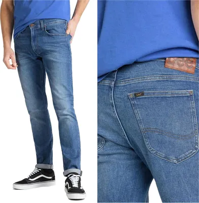 Immagine prodotto di LEE, jeans da uomo, slim fit, LUKE, W31 L34, blu, jeans, baggy jeans, buggy