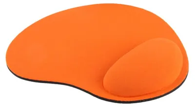 Produktbild von CELLONIC Komfort-Mauspad mit Schaumstoffkissen Handauflage, ergonomisch, Anti-Sehnenscheidenprobleme für Studium, Heim, Büro - orange