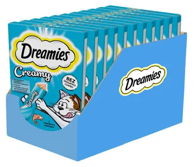 Zdjęcie produktu dla Zestaw 44x10g Przysmak Dla Kota Dreamies Z Wybornym Łososiem