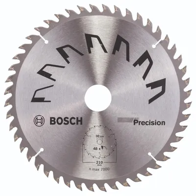 Immagine prodotto di Lama per sega circolare Bosch PRECISION, fai da te, 210 x 30 x 2,5 mm, 48