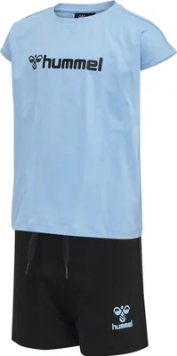 Produktbild von hummel hmlNOVA SHORTS SET - AIRY BLUE - 128