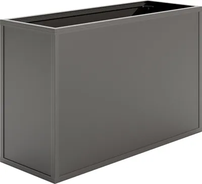 Produktbild von KGT Aluminium-Hochbeet "130" anthrazit 1,21 x 0,45 x 0,77 m (L x B x H)