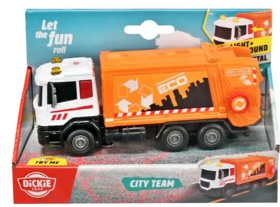 Produktbild von Spielzeugauto Dickie Müllwagen, 17 cm