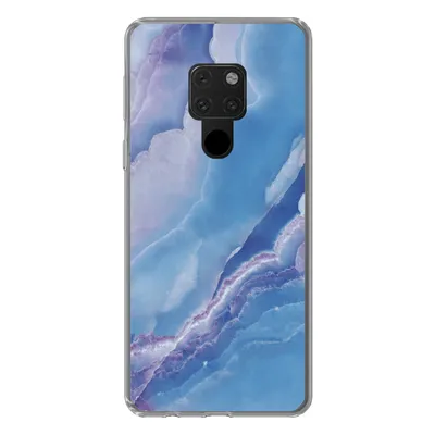 Produktbild von MuchoWow® Handyhülle Schutzhülle Hülle für Huawei P40 Lite Natursteine - Lila - Mineralien Silikon Softcase Handy Hülle - Handy