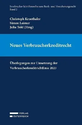 Produktbild von Neues Verbraucherkreditrecht