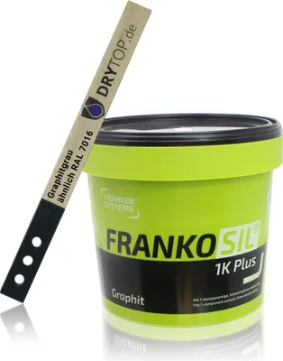 Produktbild von FRANKOSIL 1K PLUS 1 komponentige lösemittelfreie Abdichtung graphit 6 Kg