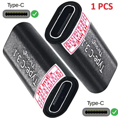 Produktbild von 1 x Verlängerung USB-C Buchse zu USB-C Buchse USB 3.1 (SuperSpeed USB 10Gbps)